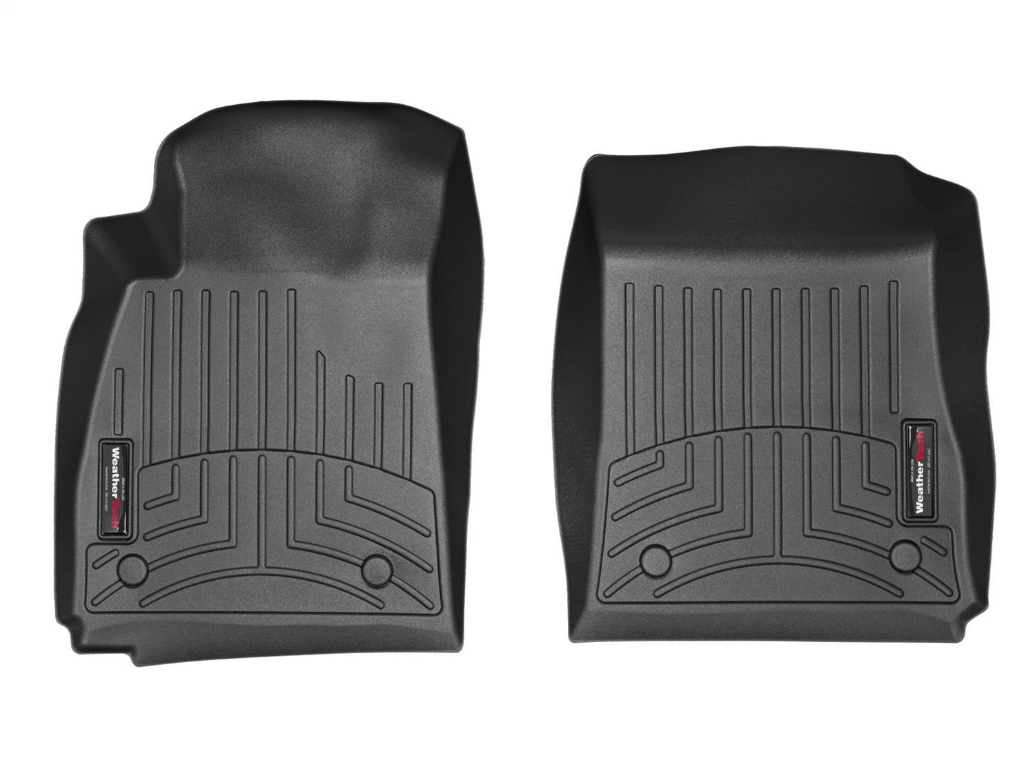 Weathertech 445341 FloorLiner™ DigitalFit®; Black; Front; Weathertech 445341