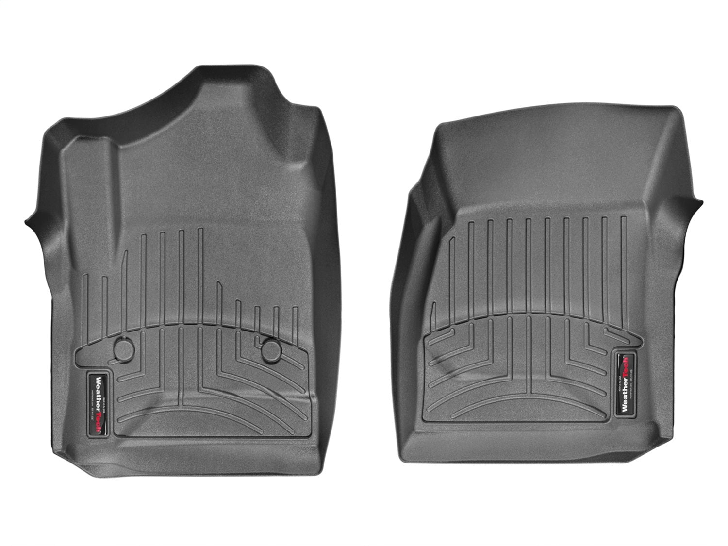 Weathertech 445441 FloorLiner™ DigitalFit®; Black; Front; Weathertech 445441