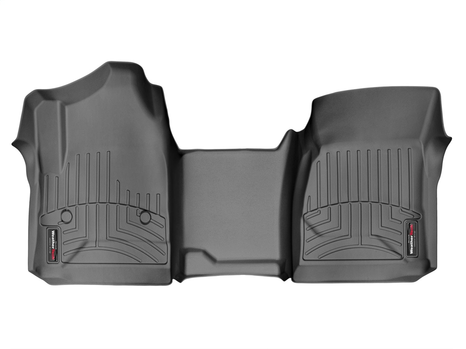 Weathertech 445451 FloorLiner™ DigitalFit®; Black; Front; Over The Hump; Weathertech 445451