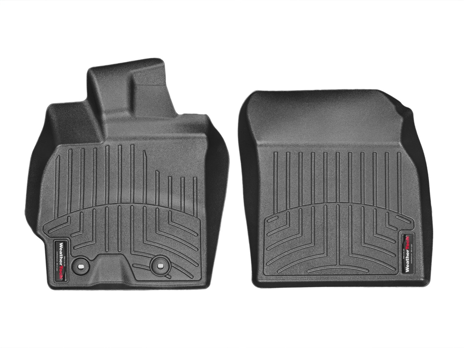 Weathertech 445471 FloorLiner™ DigitalFit®; Black; Front; Weathertech 445471
