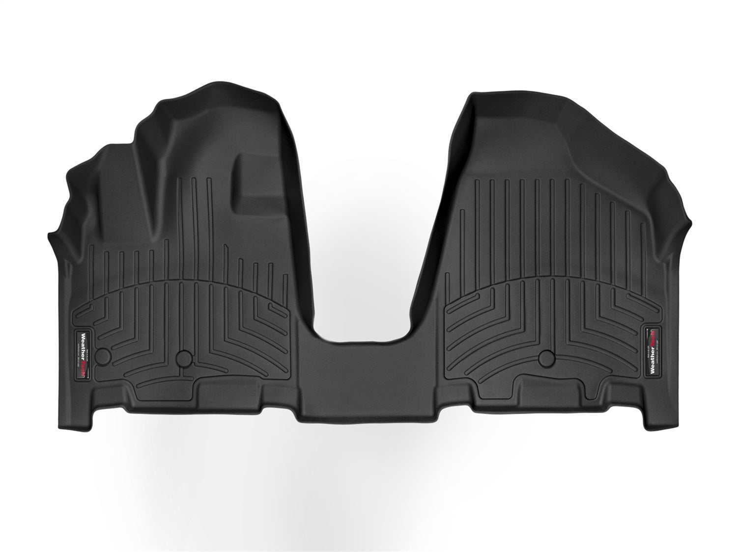 Weathertech 445531 FloorLiner™ DigitalFit®; Black; Front; Over The Hump; Weathertech 445531