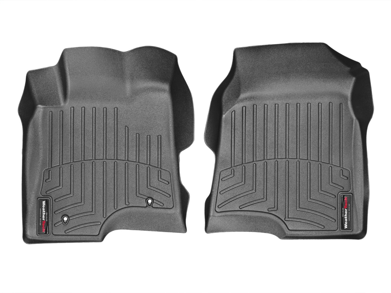 Weathertech 445541 FloorLiner™ DigitalFit®; Black; Front; Weathertech 445541