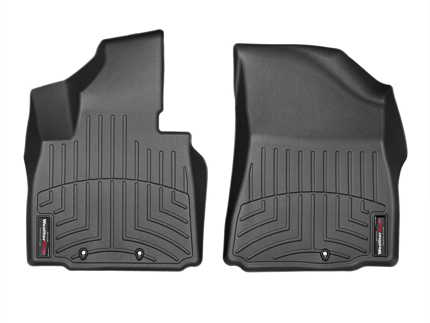 Weathertech 445561 FloorLiner™ DigitalFit®; Black; Front; Weathertech 445561