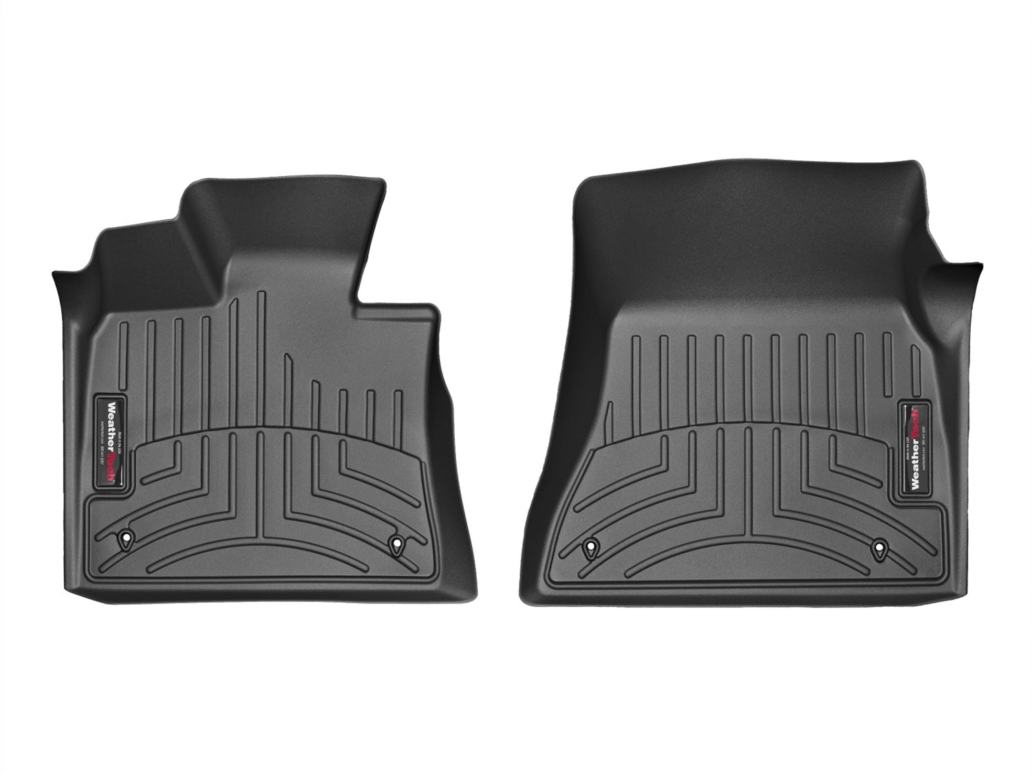 Weathertech 445591 FloorLiner™ DigitalFit®; Black; Front; Weathertech 445591
