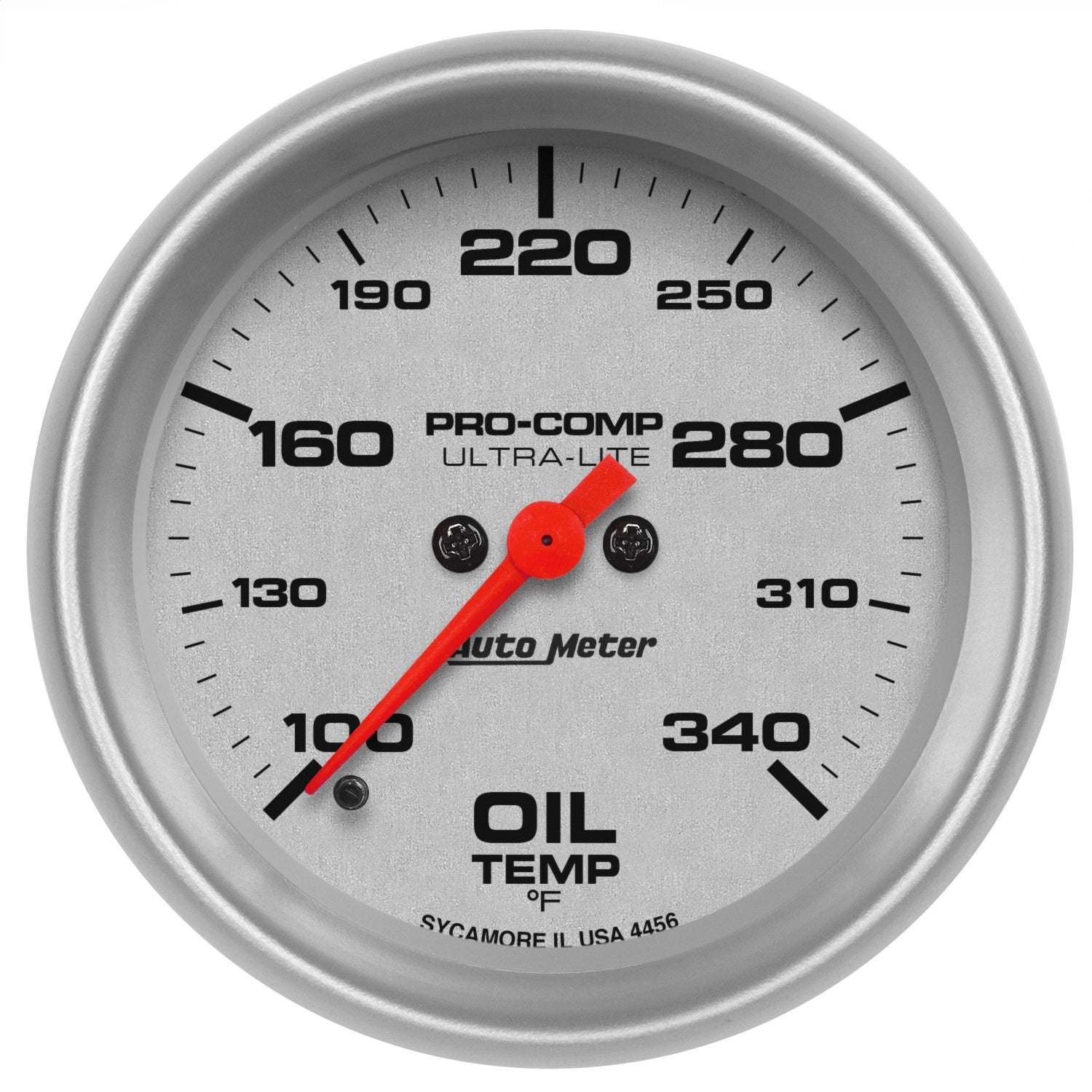 AutoMeter 4456 GAUGE; OIL TEMP; 2 5/8in.; 140-340deg.F; DIGITAL STEPPER MOTOR; ULTRA-LITE AutoMeter 4456