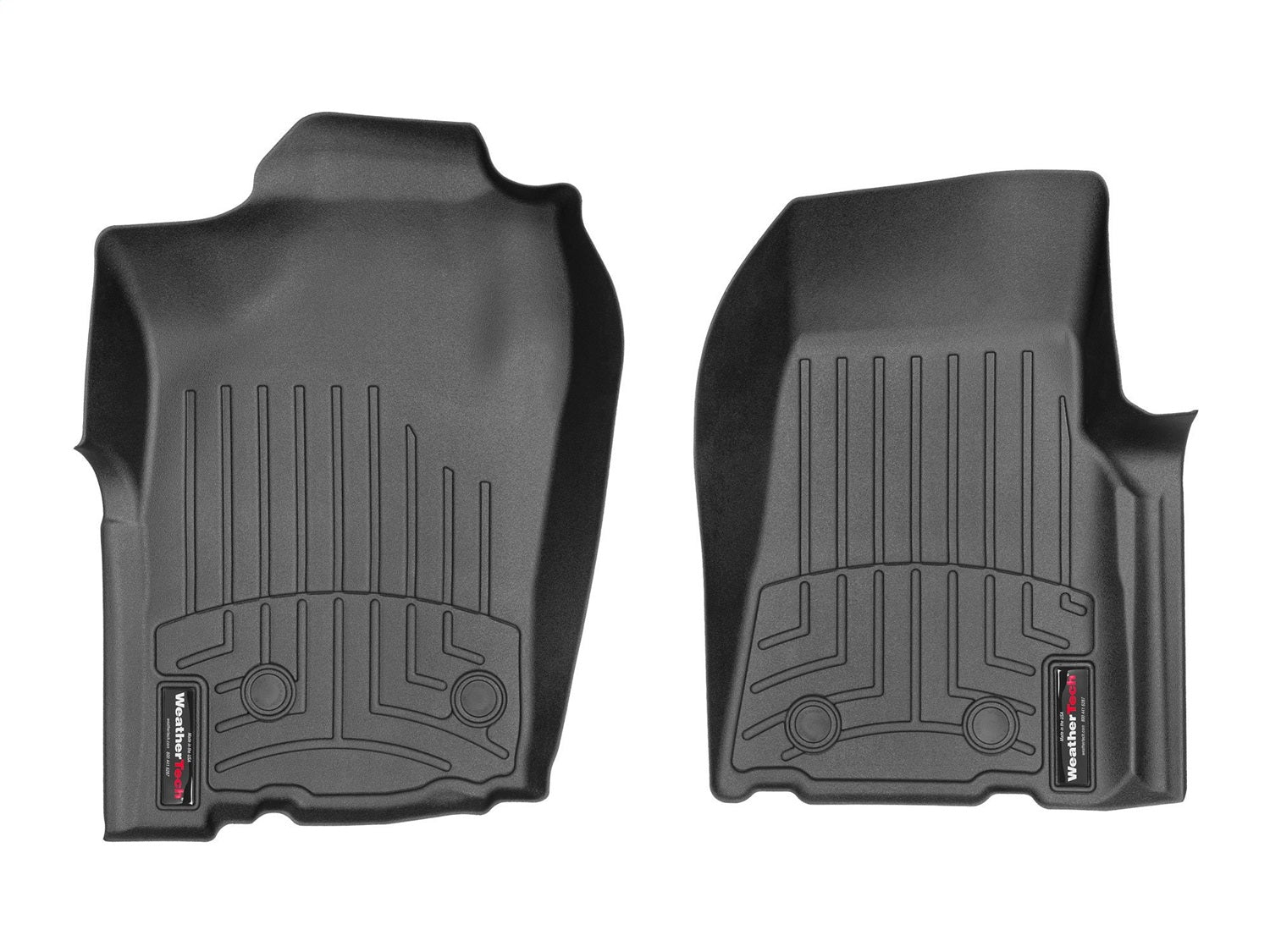 Weathertech 445681V FloorLiner™ DigitalFit®; Black; Front; Weathertech 445681V