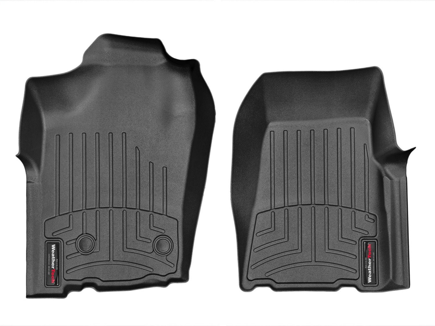 Weathertech 445681 FloorLiner™ DigitalFit®; Black; Front; Weathertech 445681