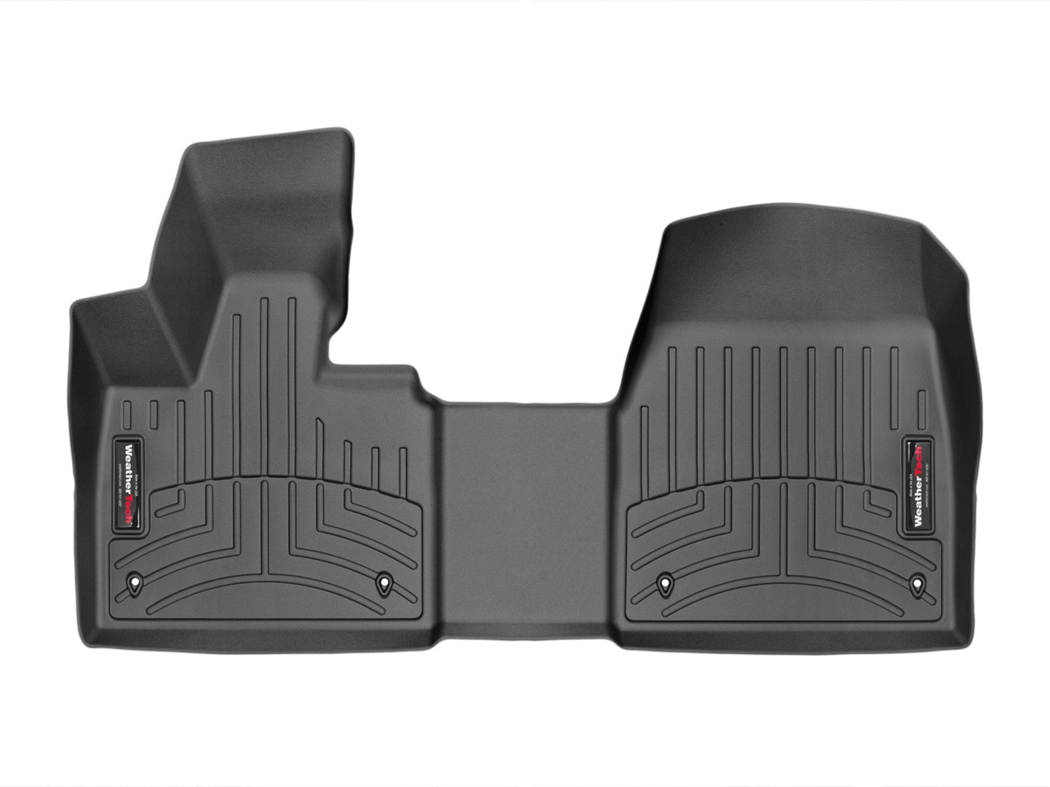 Weathertech 445691 FloorLiner™ DigitalFit®; Black; Front; Over The Hump; Weathertech 445691