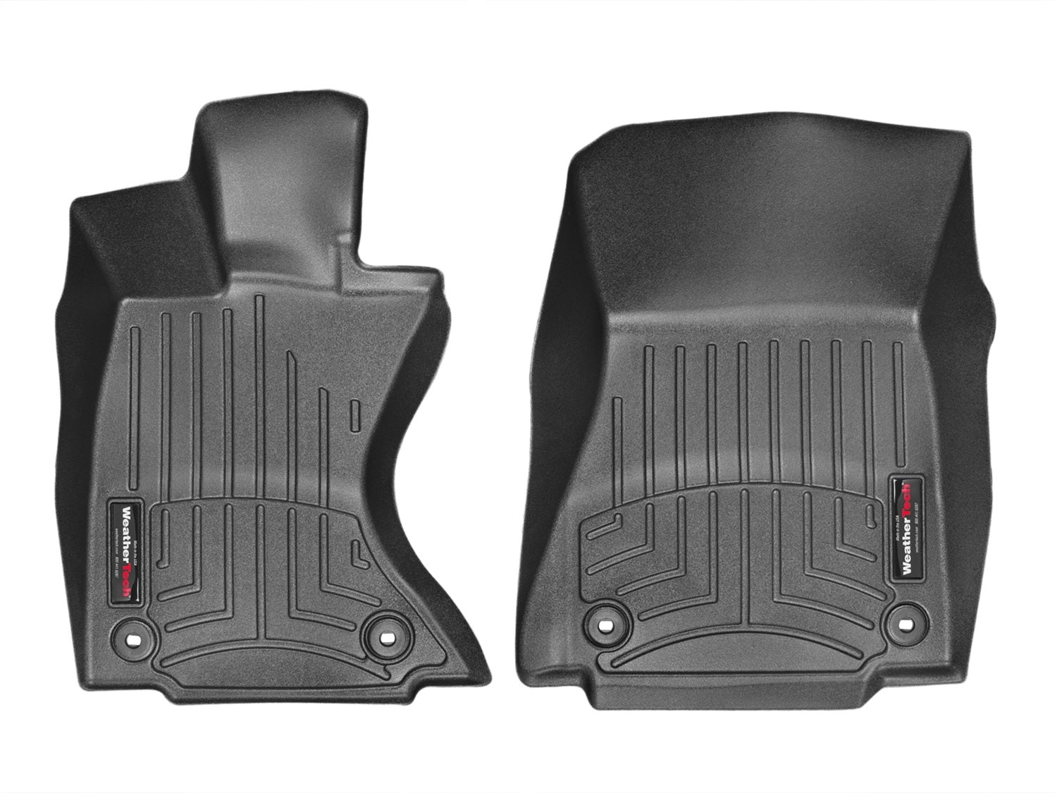 Weathertech 445751 FloorLiner™ DigitalFit®; Black; Front; Weathertech 445751