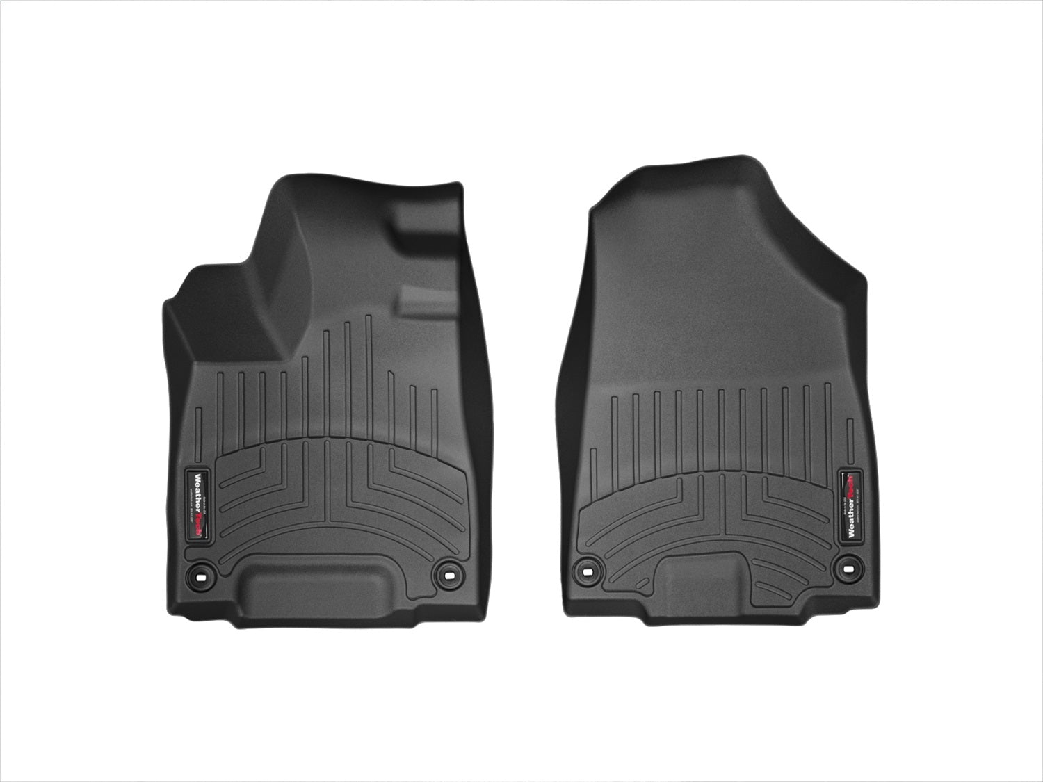 Weathertech 445761 FloorLiner™ DigitalFit®; Black; Front; Weathertech 445761