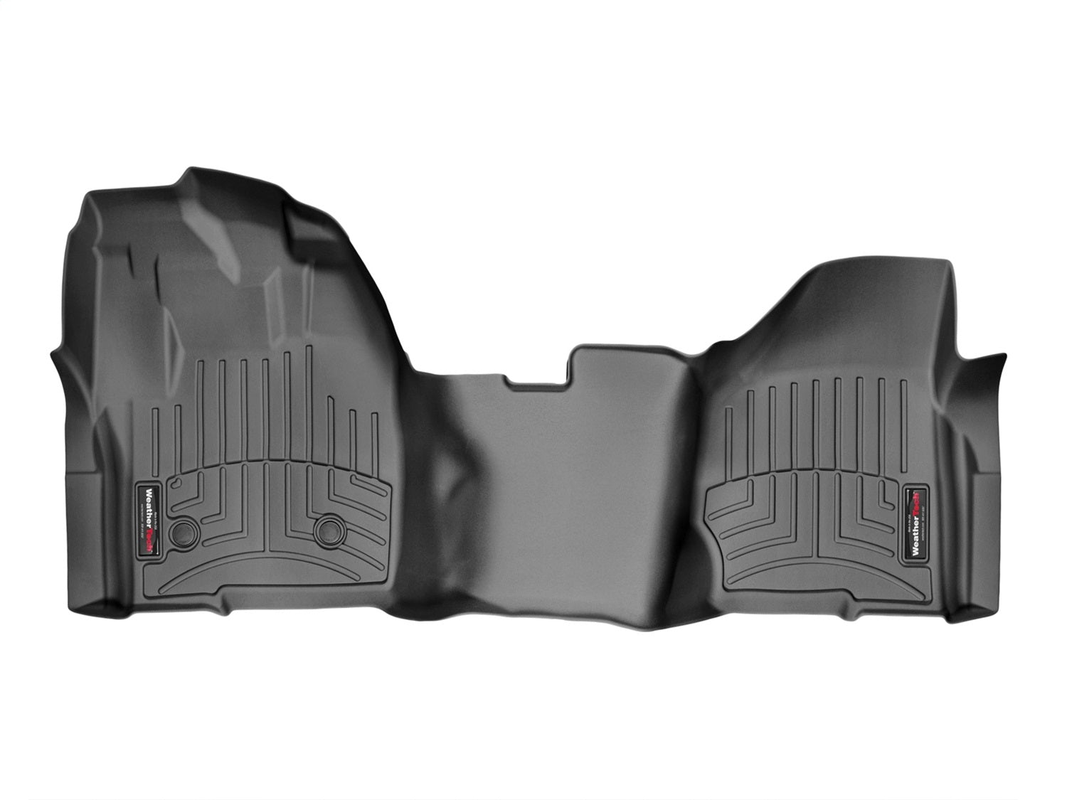 Weathertech 445811 FloorLiner™ DigitalFit®; Black; Front; Over The Hump; Weathertech 445811
