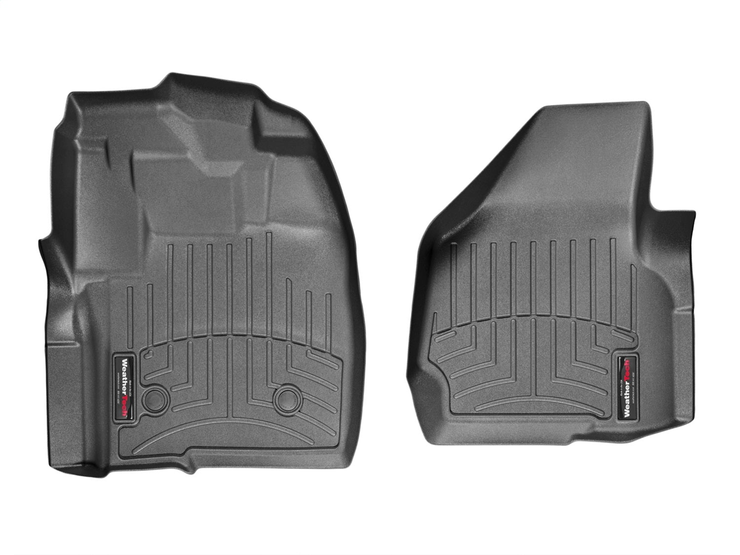 Weathertech 445821 FloorLiner™ DigitalFit®; Black; Front; Weathertech 445821