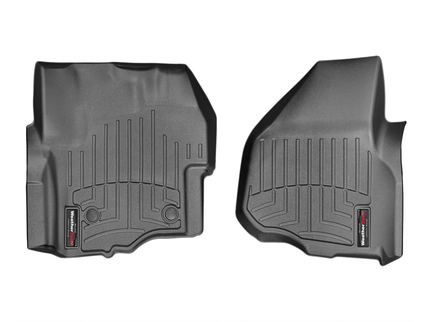 Weathertech 445841 FloorLiner™ DigitalFit®; Black; Front; Weathertech 445841