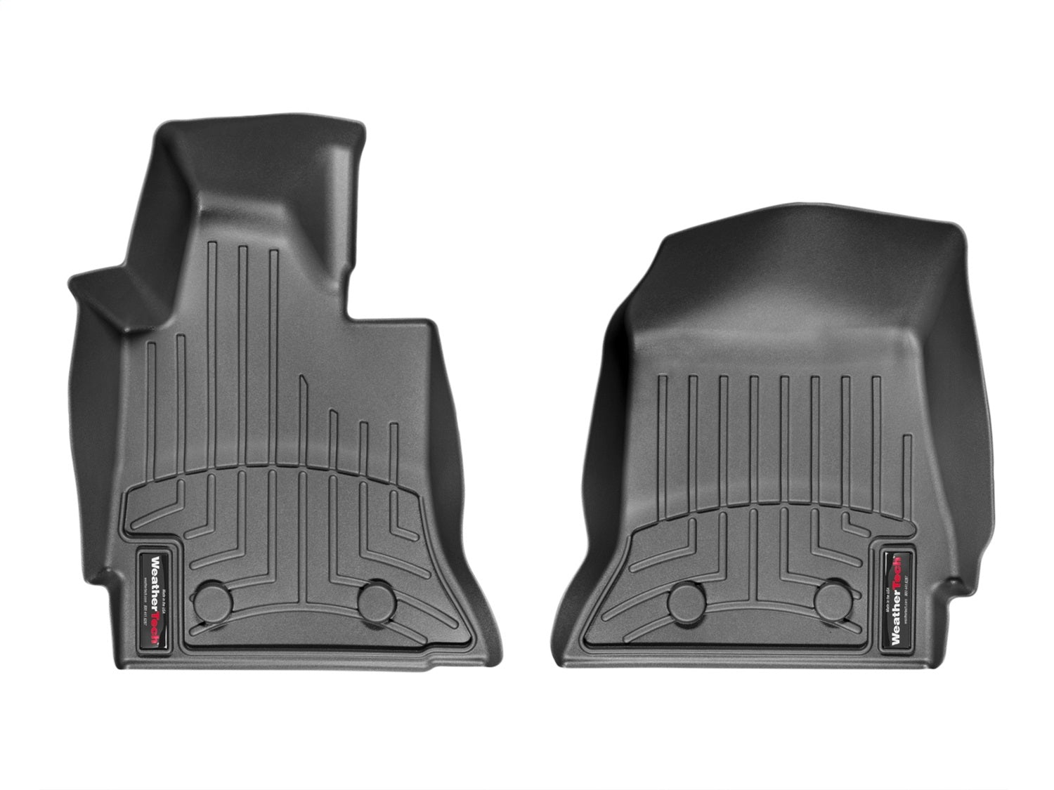 Weathertech 445891 FloorLiner™ DigitalFit®; Black; Front; Weathertech 445891