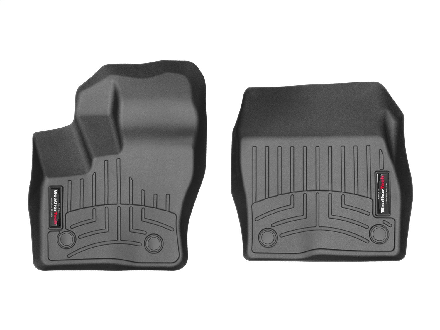 Weathertech 445991V FloorLiner™ DigitalFit®; Black; Front; Weathertech 445991V