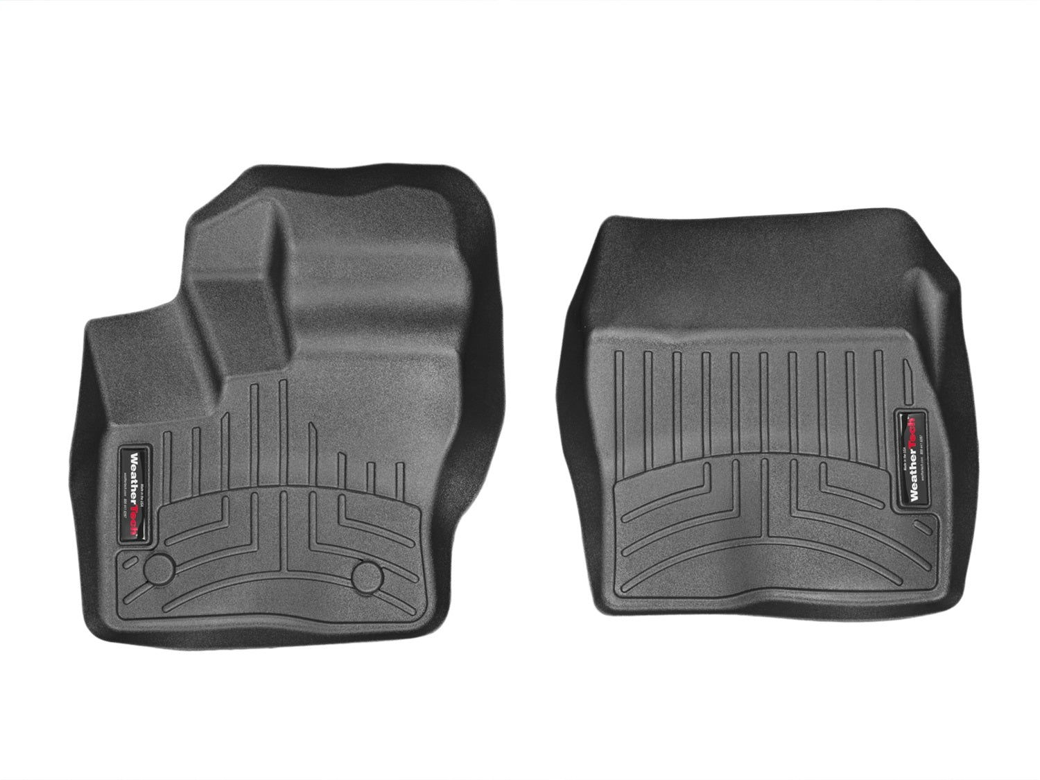 Weathertech 445991 FloorLiner™ DigitalFit®; Black; Front; Weathertech 445991