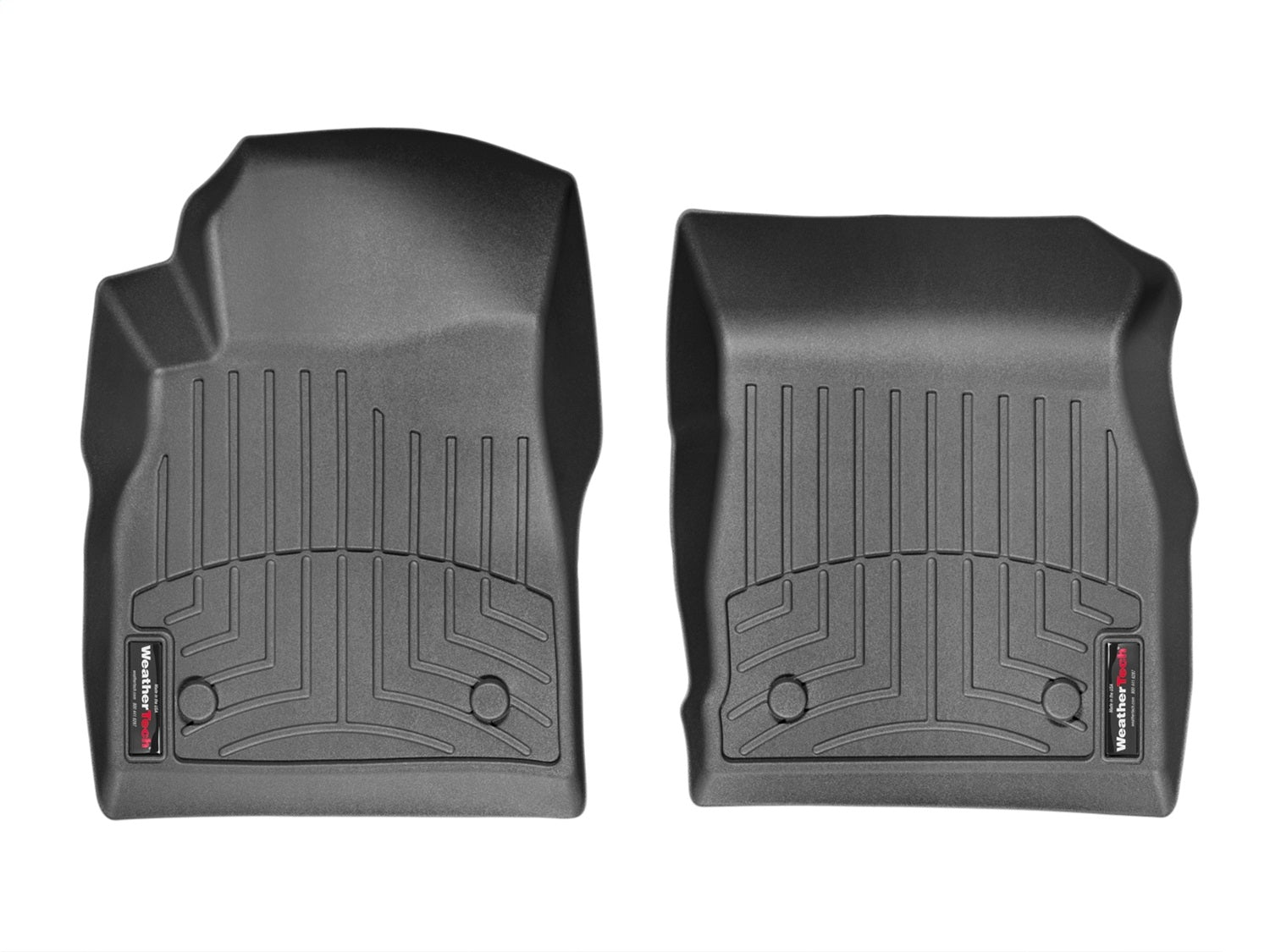 Weathertech 446021 FloorLiner™ DigitalFit®; Black; Front; Weathertech 446021