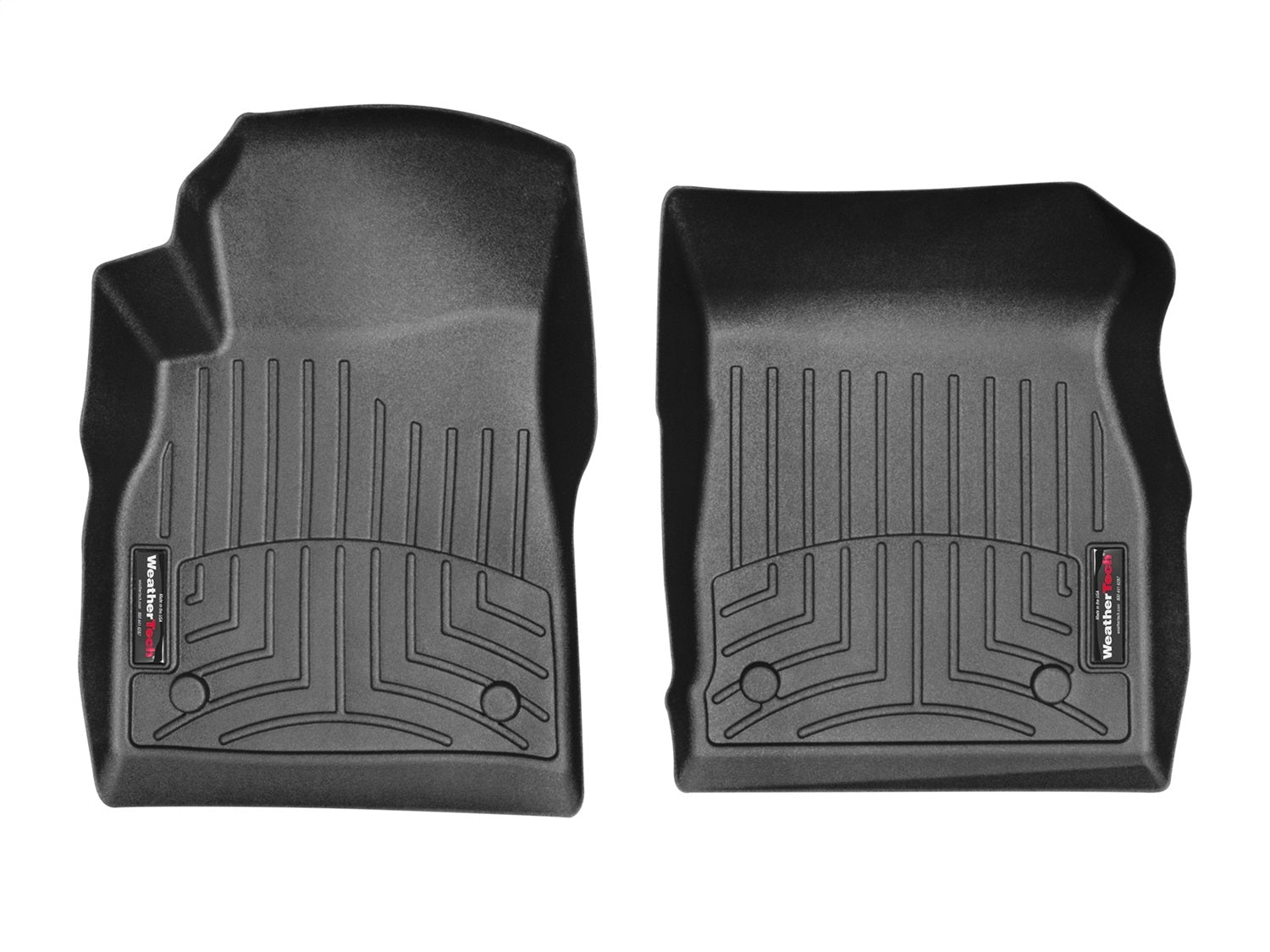 Weathertech 446031 FloorLiner™ DigitalFit®; Black; Front; Weathertech 446031