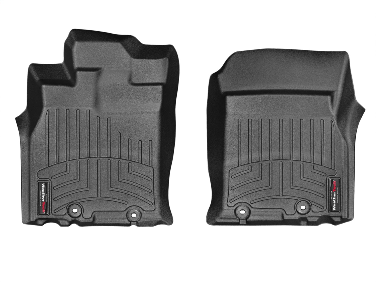 Weathertech 446041 FloorLiner™ DigitalFit®; Black; Front; Weathertech 446041