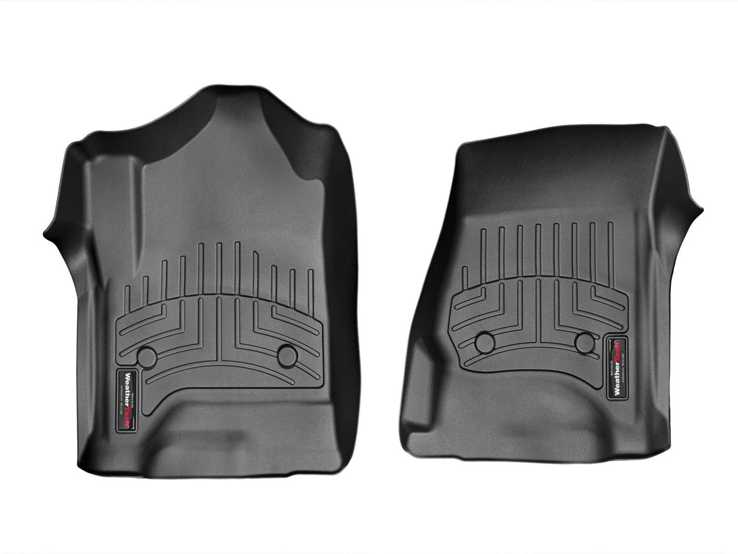Weathertech 446071 FloorLiner™ DigitalFit®; Black; Front; Weathertech 446071