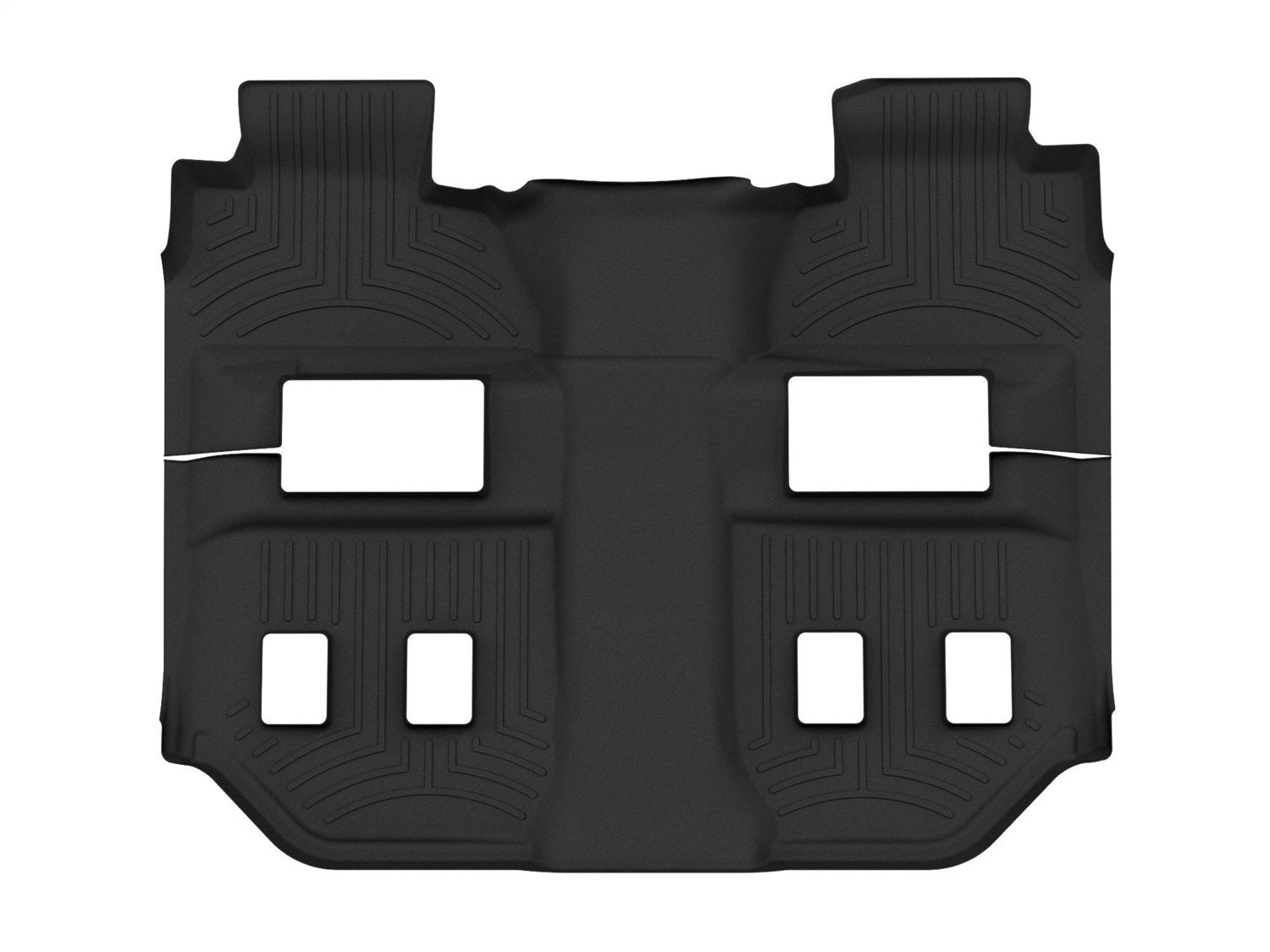 Weathertech 446073 FloorLiner™ DigitalFit®; Black; Rear and Third Row; 1 Piece; Weathertech 446073