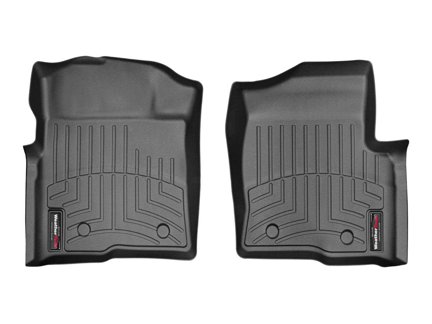 Weathertech 446111 FloorLiner™ DigitalFit®; Black; Front; Weathertech 446111