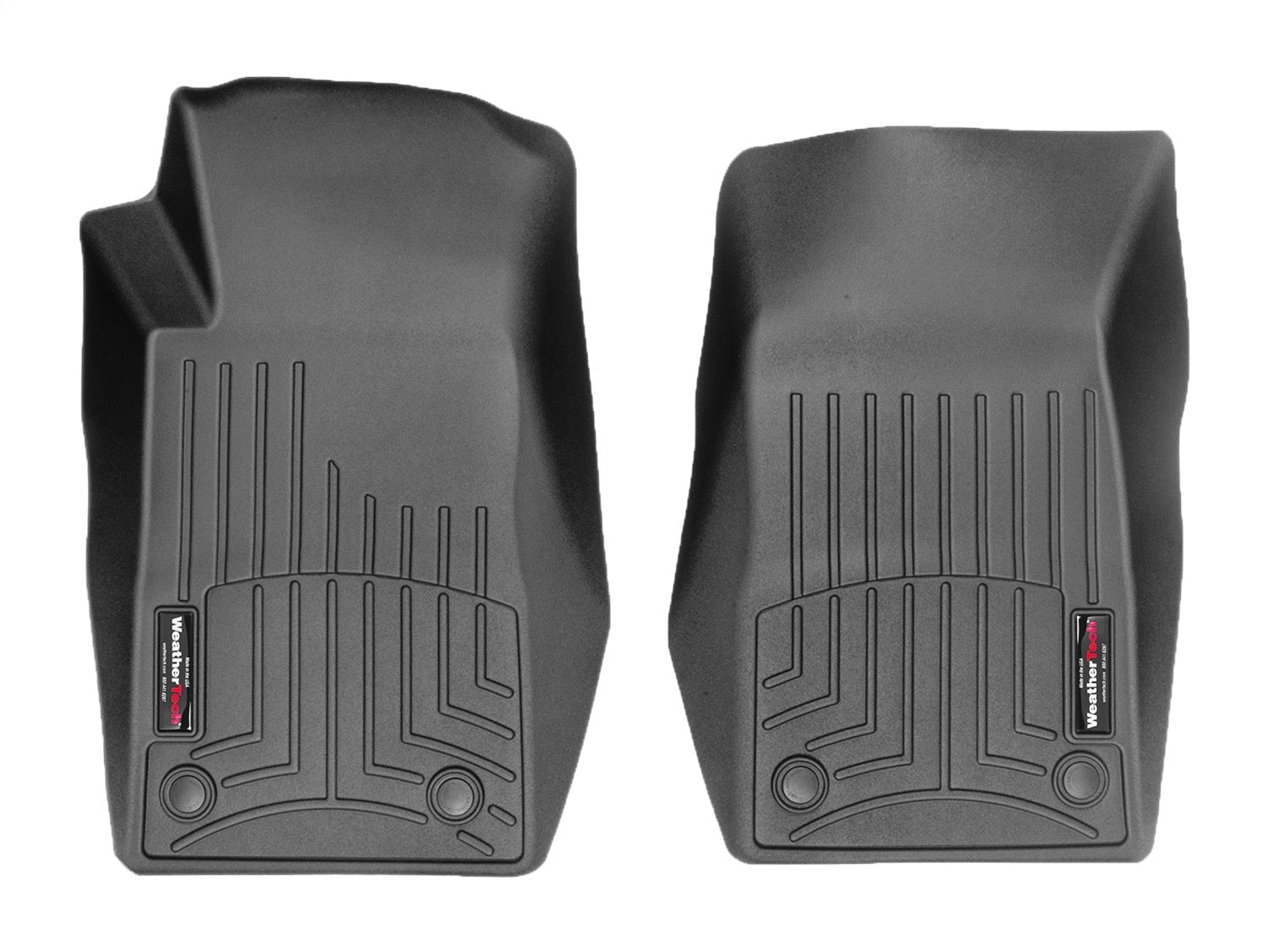 Weathertech 446121 FloorLiner™ DigitalFit®; Black; Front; Weathertech 446121