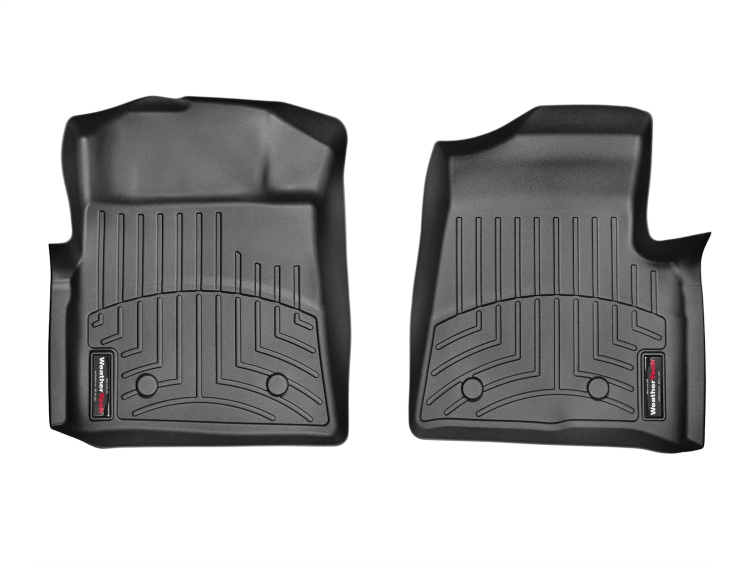 Weathertech 446131 FloorLiner™ DigitalFit®; Black; Front; Weathertech 446131