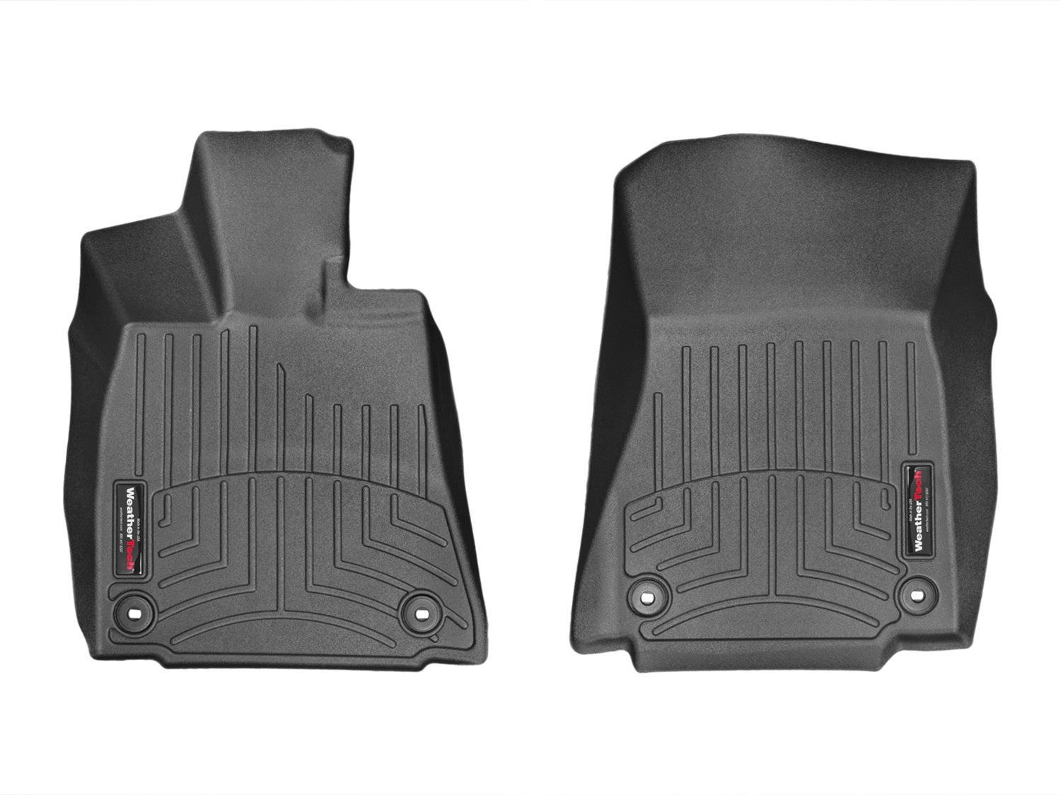 Weathertech 446241 FloorLiner™ DigitalFit®; Black; Front; Weathertech 446241