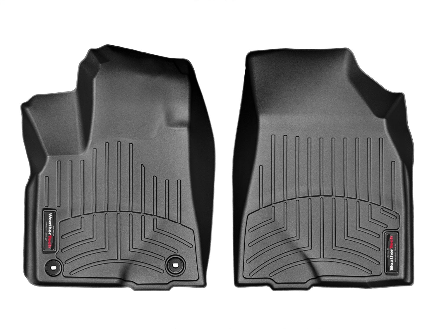 Weathertech 446321 FloorLiner™ DigitalFit®; Black; Front; Weathertech 446321