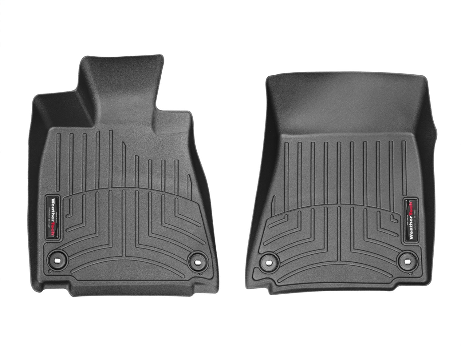 Weathertech 446331 FloorLiner™ DigitalFit®; Black; Front; Weathertech 446331
