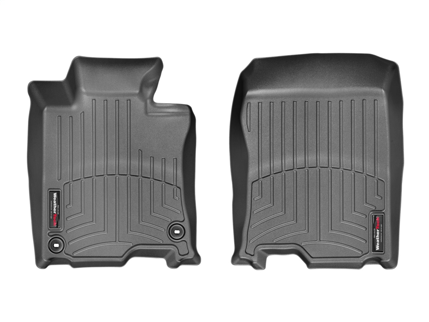 Weathertech 446401 FloorLiner™ DigitalFit®; Black; Front; Weathertech 446401