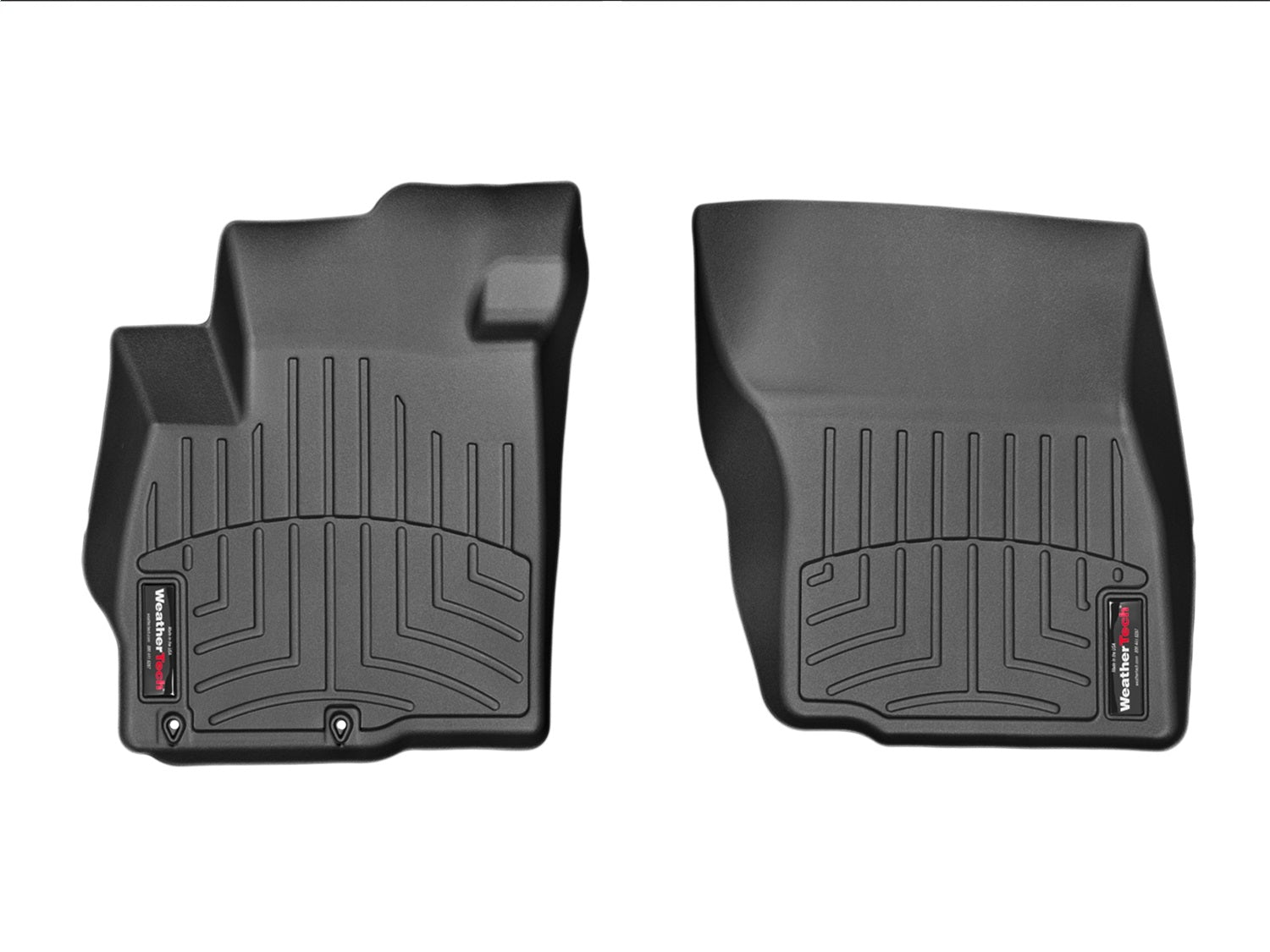 Weathertech 446511 FloorLiner™ DigitalFit®; Black; Front; Weathertech 446511