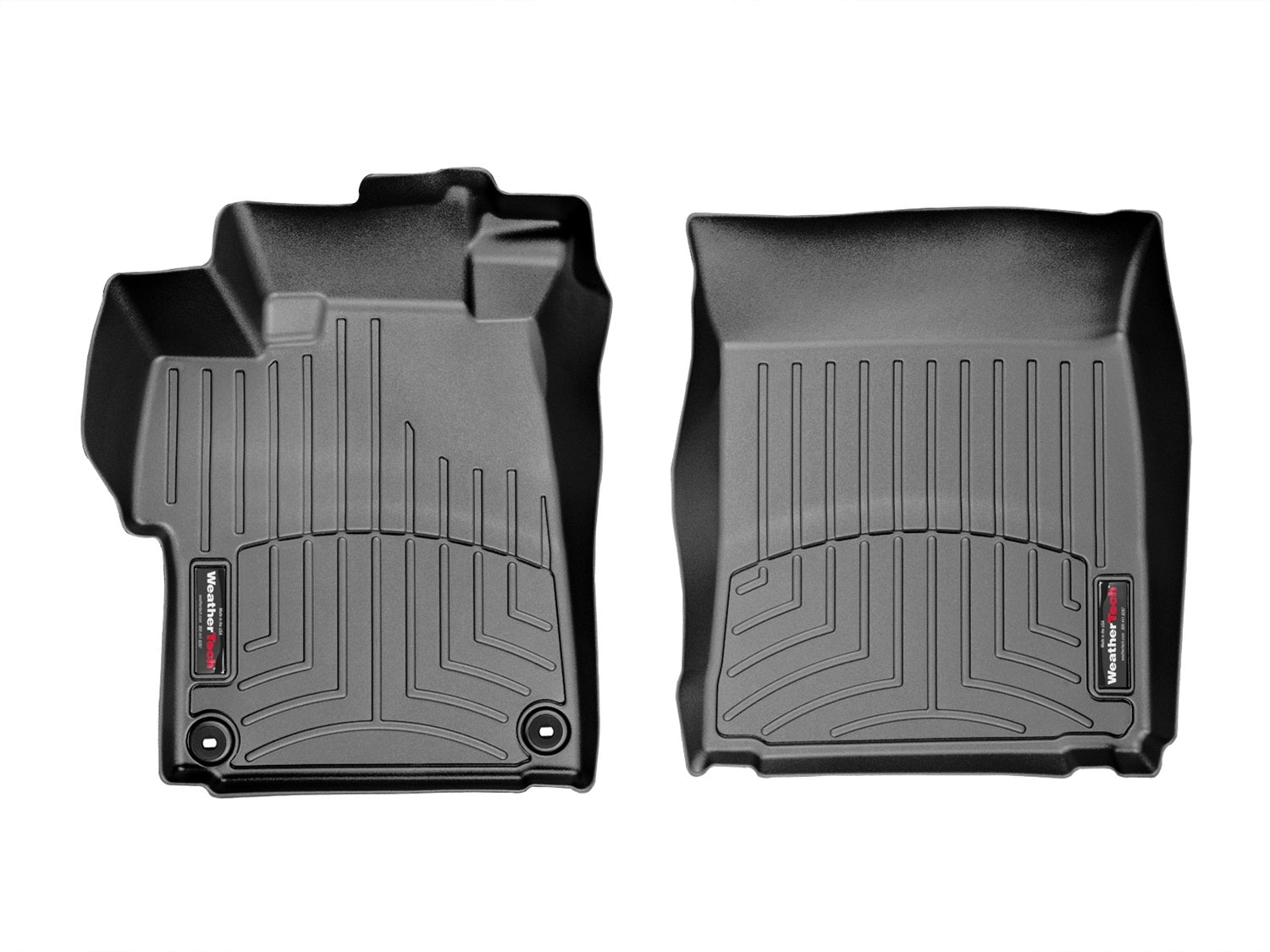 Weathertech 446521 FloorLiner™ DigitalFit®; Black; Front; Weathertech 446521