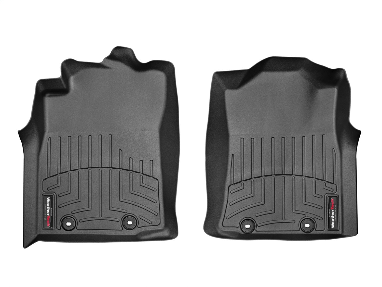 Weathertech 446551 FloorLiner™ DigitalFit®; Black; Front; Weathertech 446551