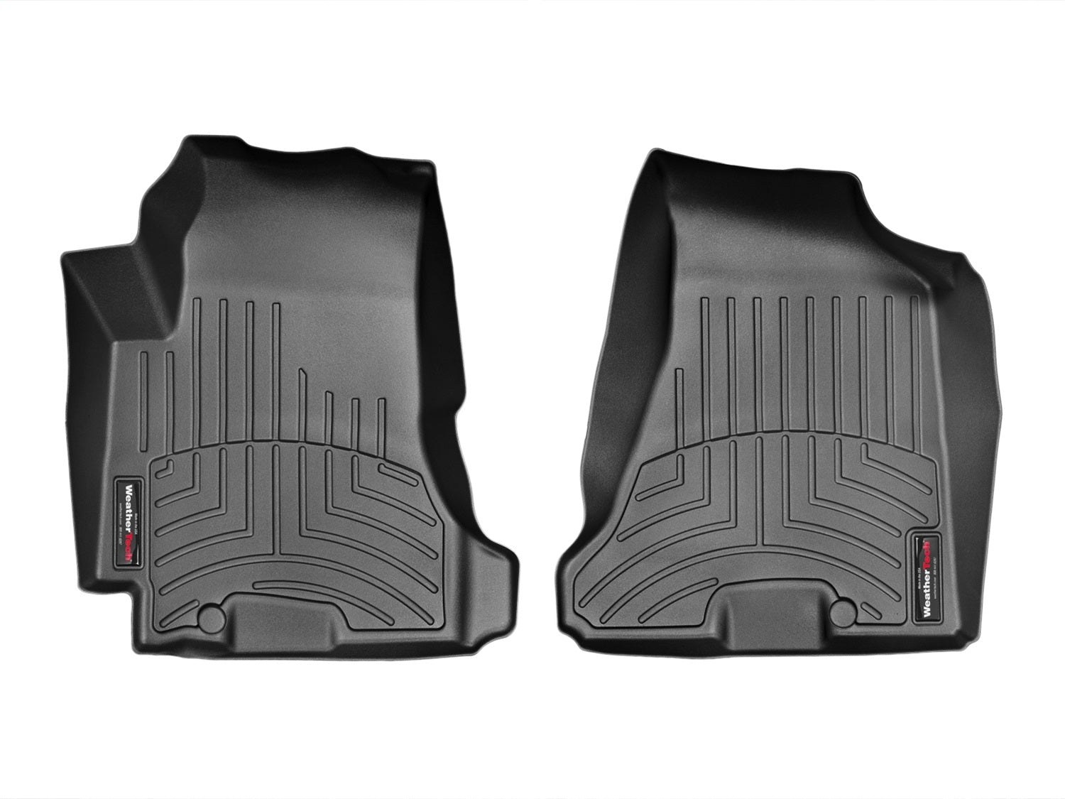 Weathertech 446641 FloorLiner™ DigitalFit®; Black; Front; Weathertech 446641