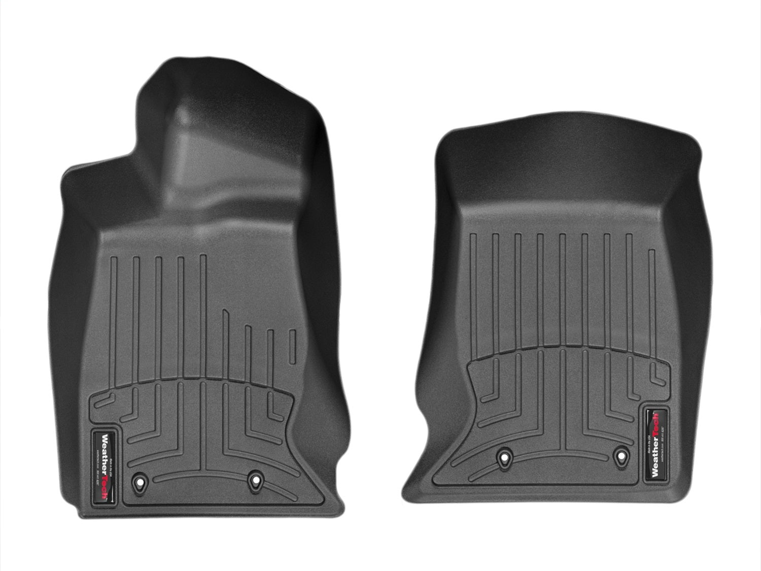 Weathertech 446741 FloorLiner™ DigitalFit®; Black; Front; Weathertech 446741