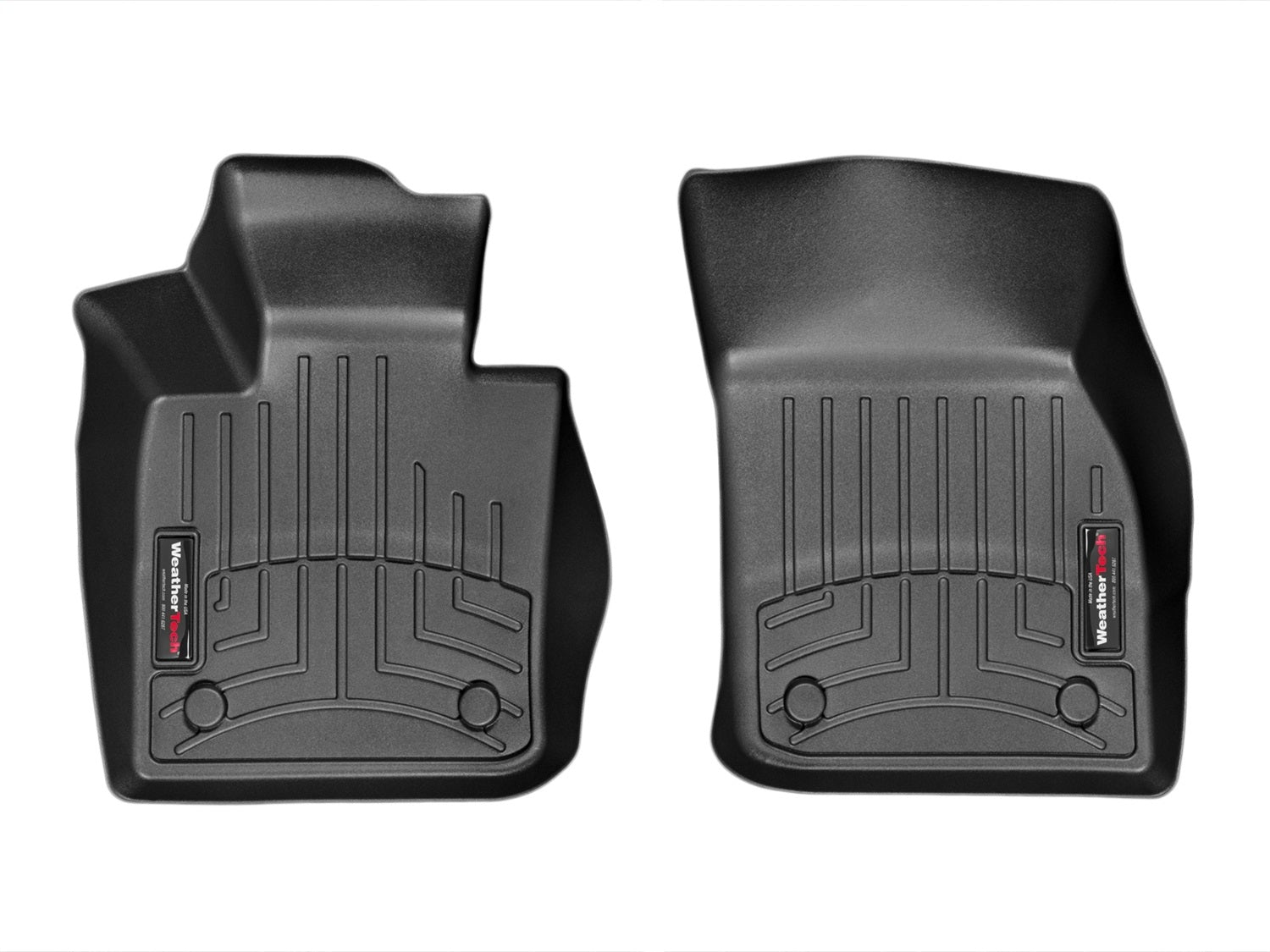 Weathertech 446751 FloorLiner™ DigitalFit®; Black; Front; Weathertech 446751