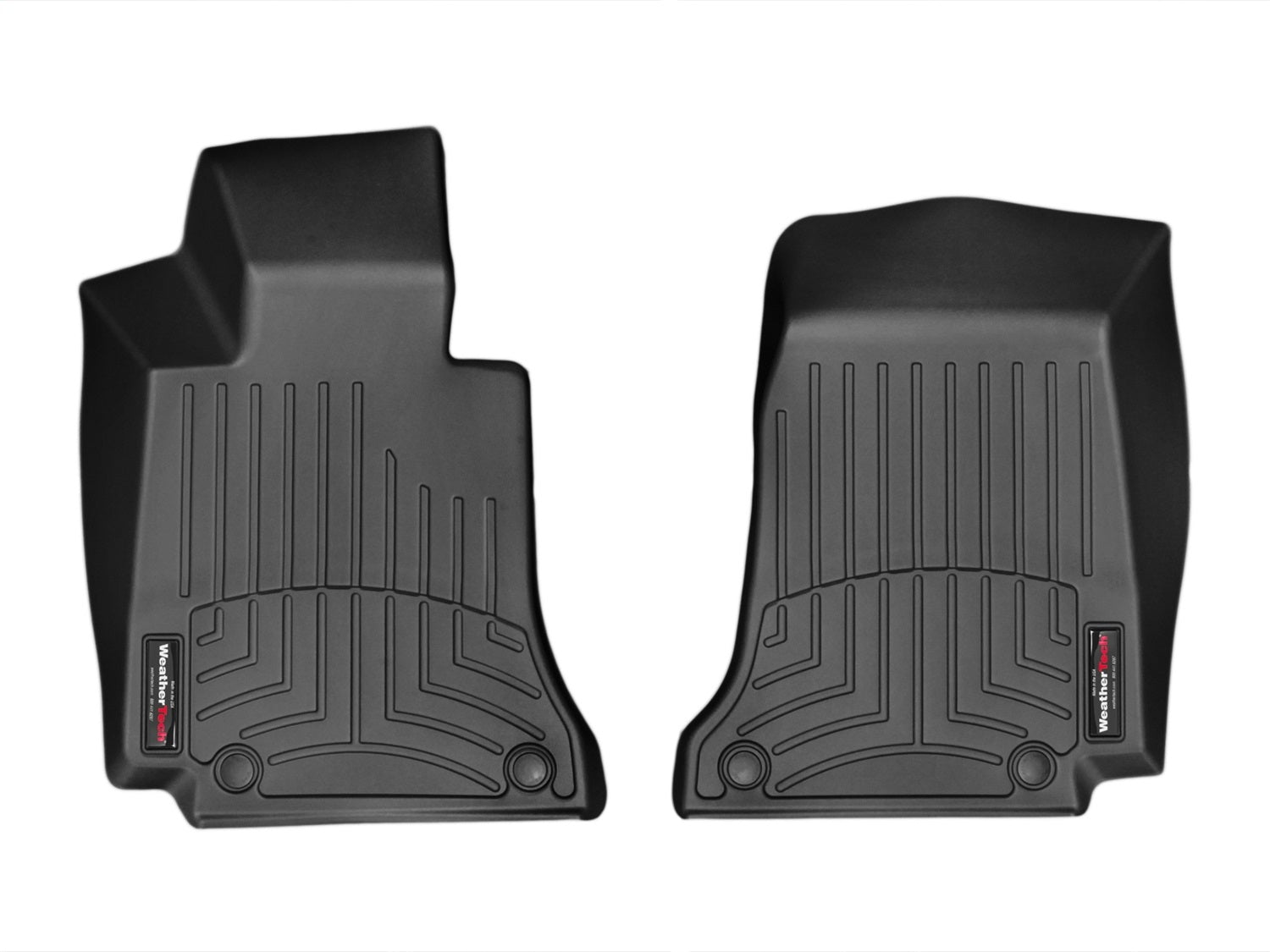 Weathertech 446761 FloorLiner™ DigitalFit®; Black; Front; Weathertech 446761