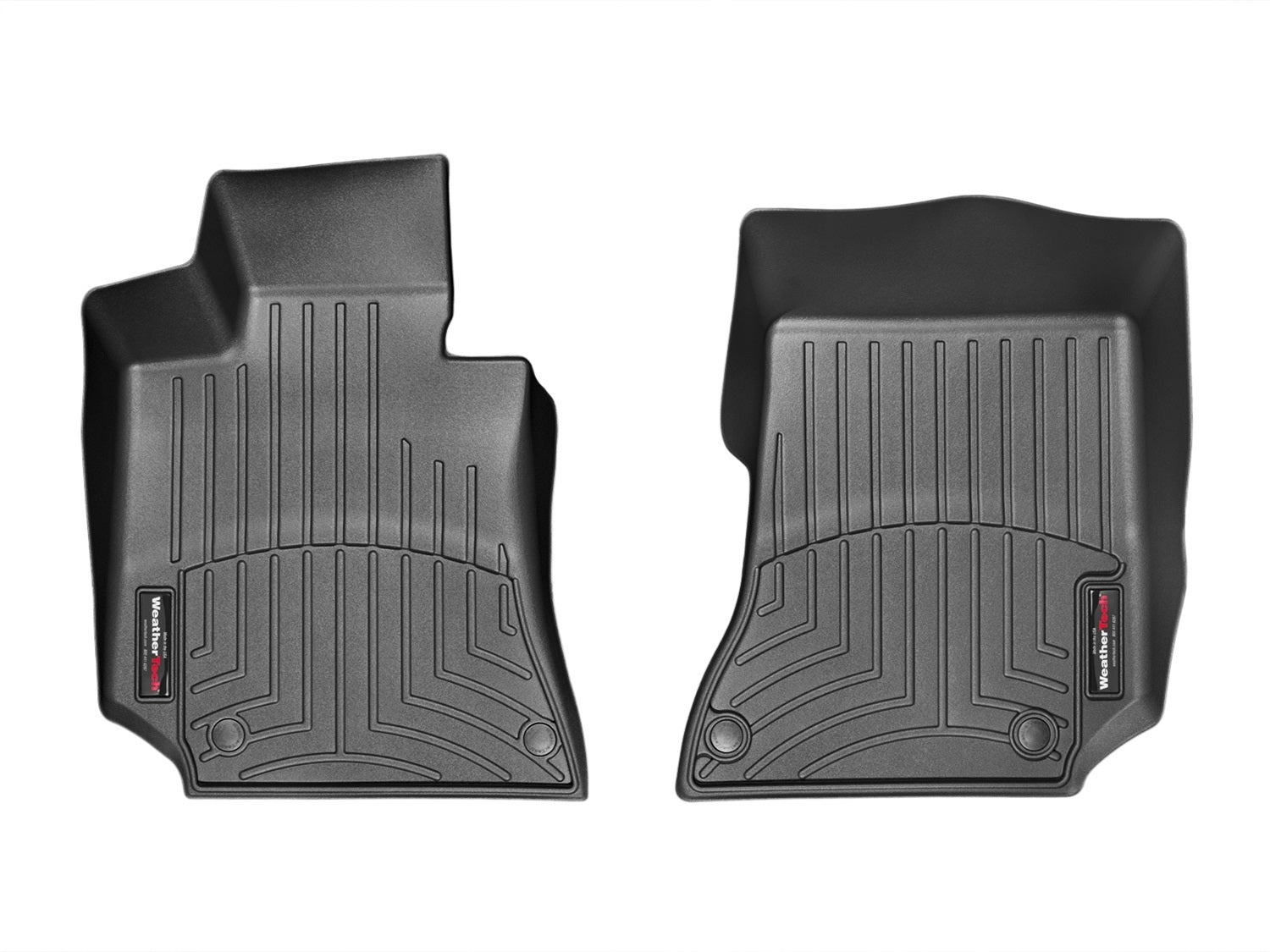 Weathertech 446811 FloorLiner™ DigitalFit®; Black; Front; Weathertech 446811