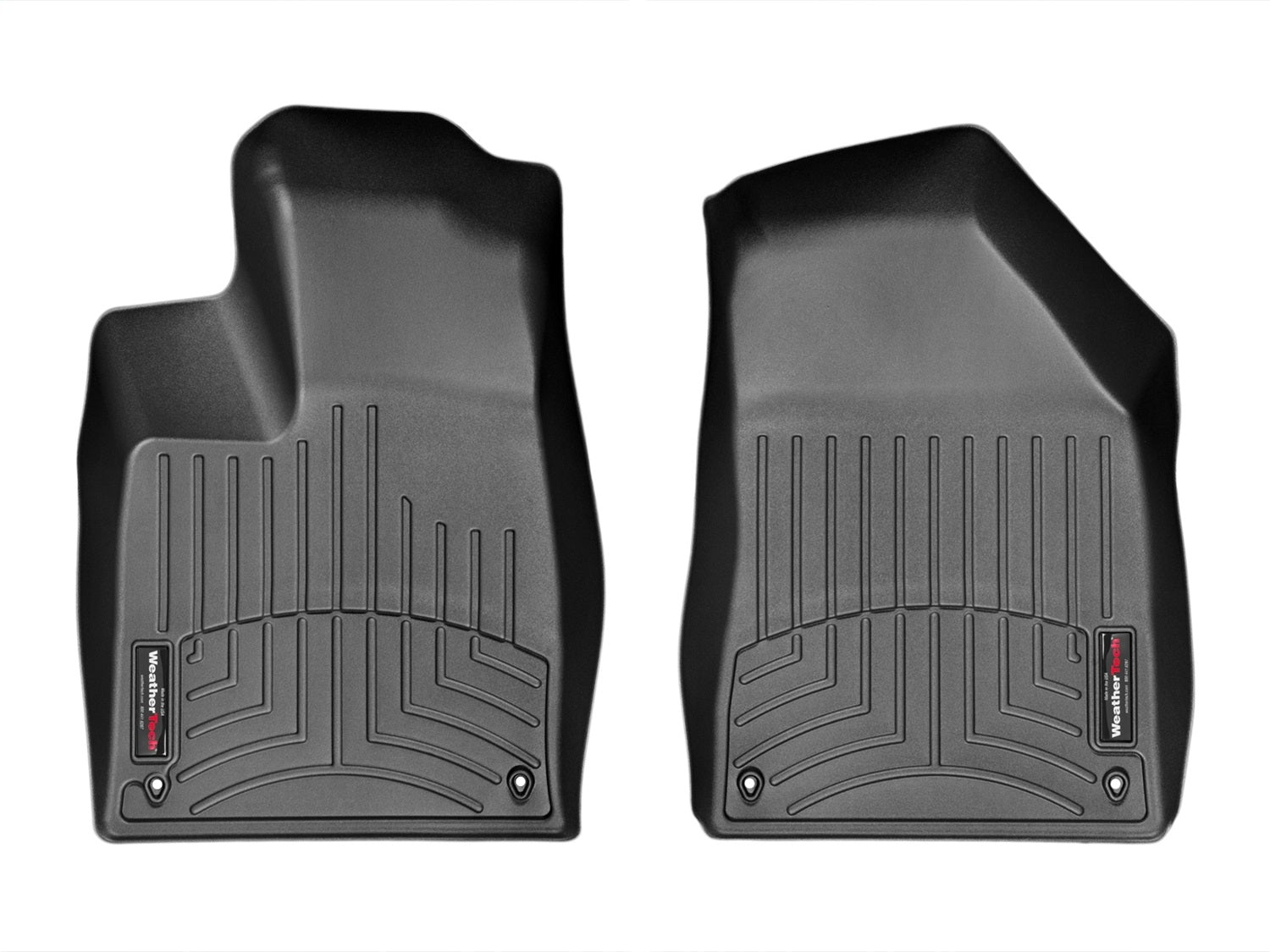 Weathertech 446891 FloorLiner™ DigitalFit®; Black; Front; Weathertech 446891