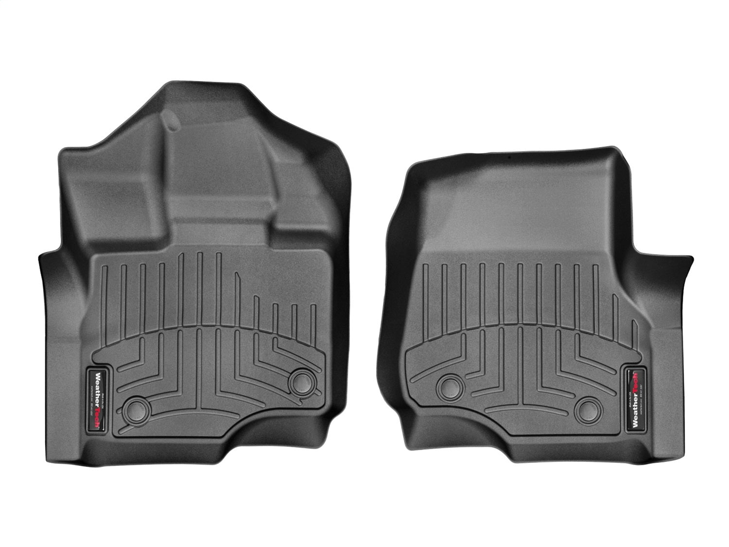 Weathertech 446971V FloorLiner™ DigitalFit®; Black; Front; Weathertech 446971V