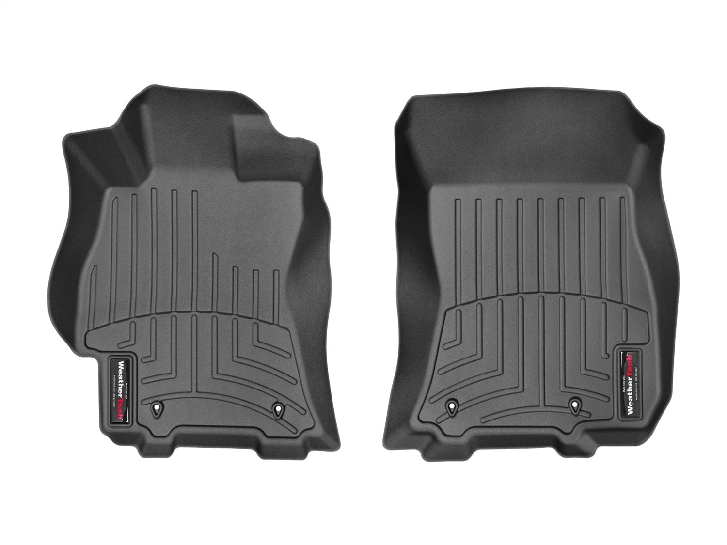 Weathertech 447081 FloorLiner™ DigitalFit®; Black; Front; Weathertech 447081