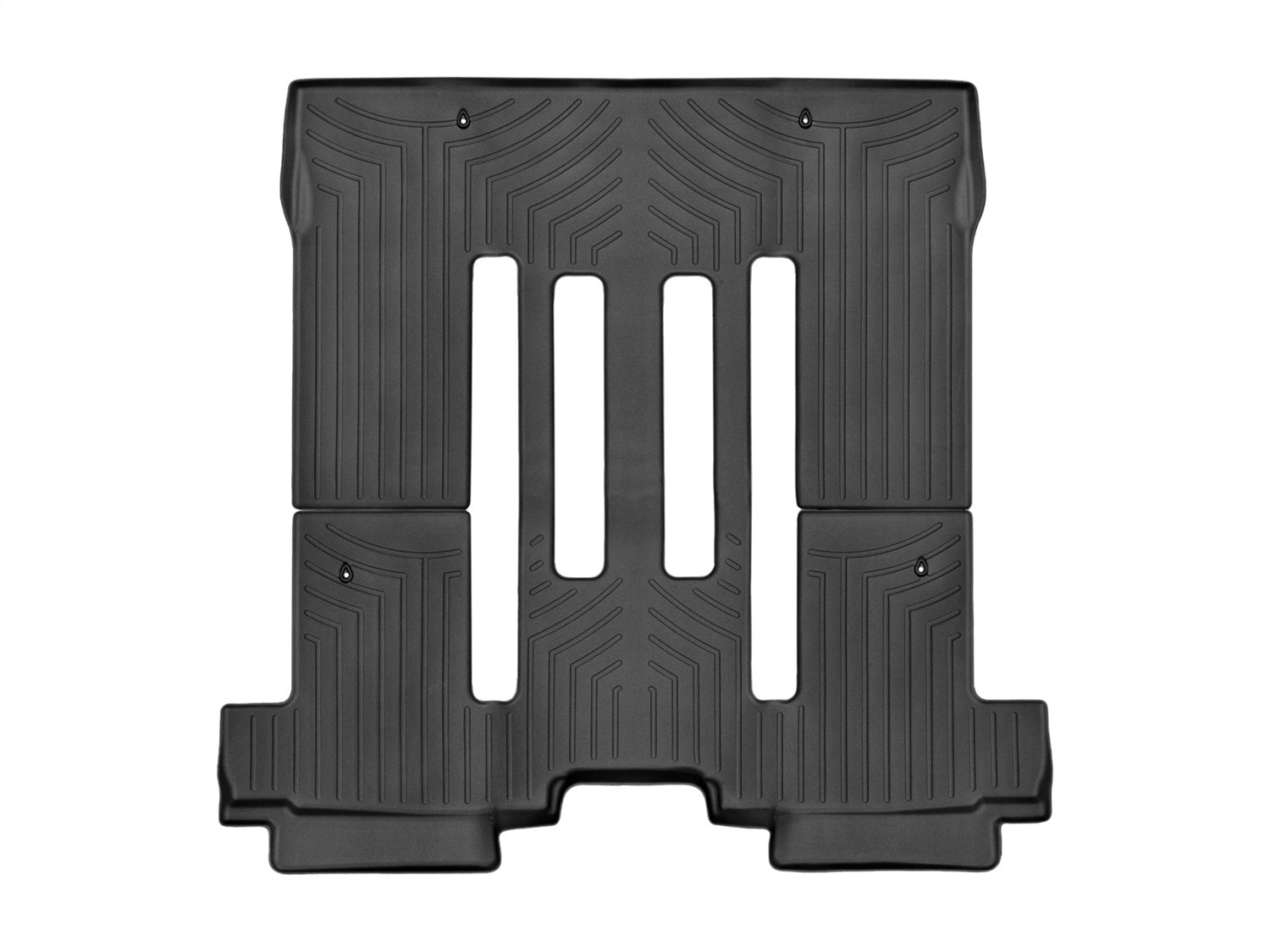 Weathertech 447092 FloorLiner™ DigitalFit®; Black; Rear; Weathertech 447092