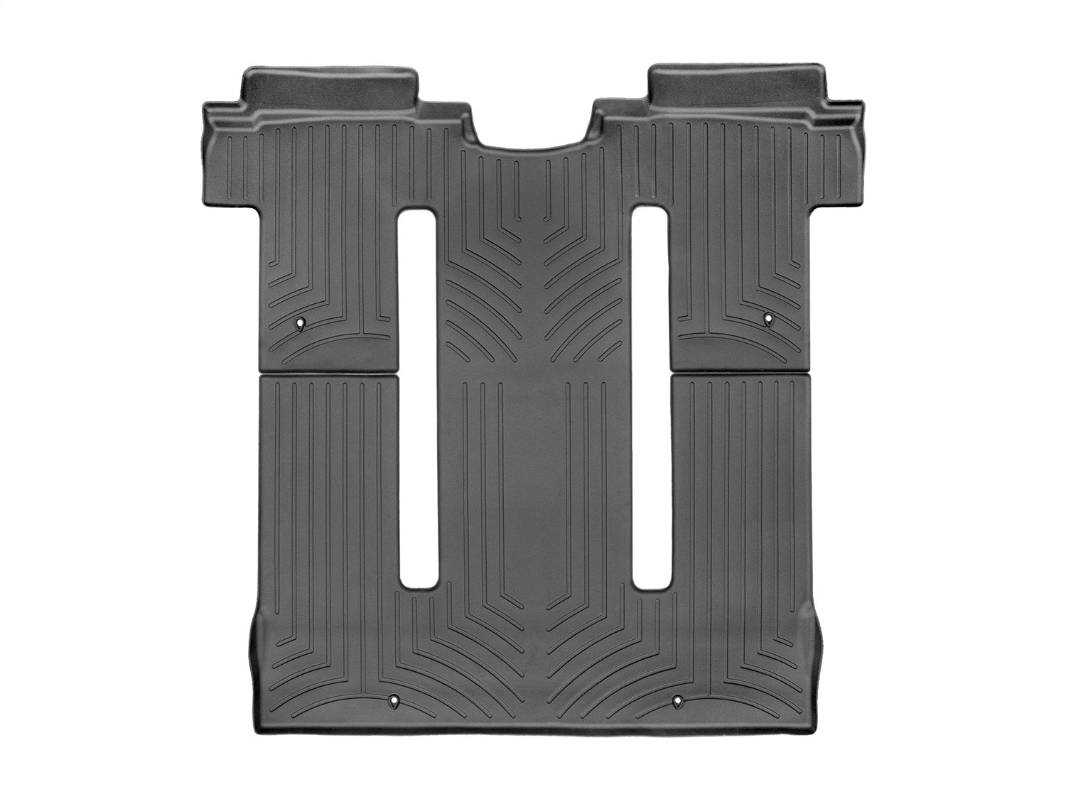 Weathertech 447094 FloorLiner™ DigitalFit®; Black; Rear and Third Row; 1 Piece; Weathertech 447094