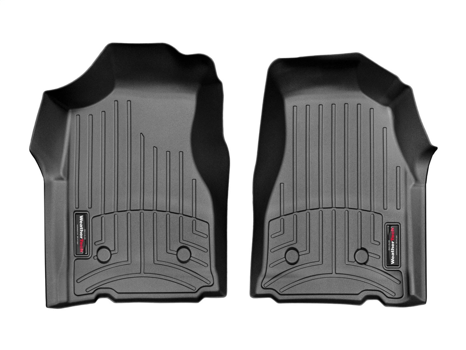 Weathertech 447231 FloorLiner™ DigitalFit®; Black; Front; Weathertech 447231