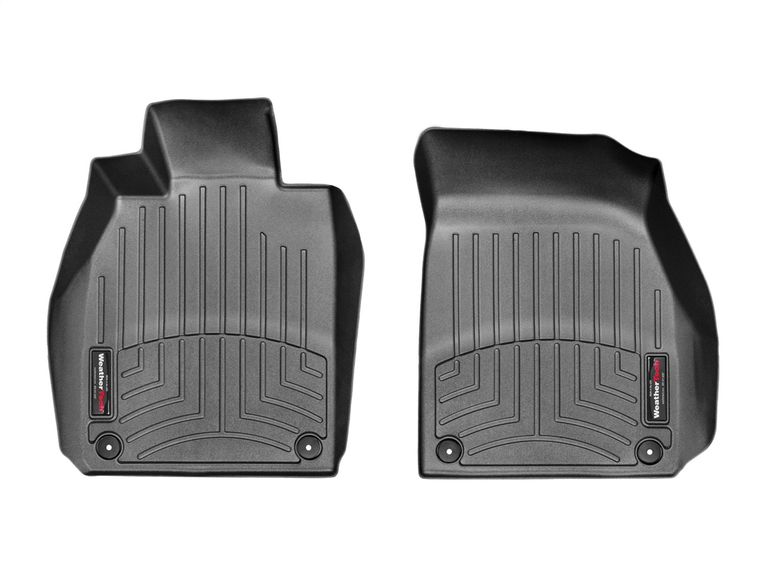 Weathertech 447241 FloorLiner™ DigitalFit®; Black; Front; Weathertech 447241