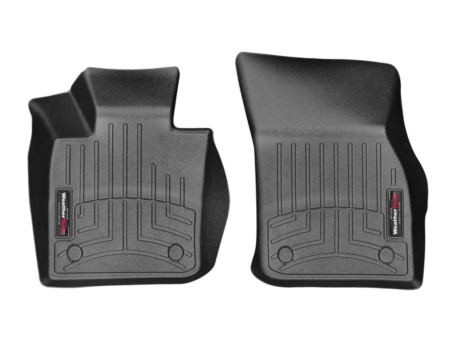 Weathertech 447311 FloorLiner™ DigitalFit®; Black; Front; Weathertech 447311