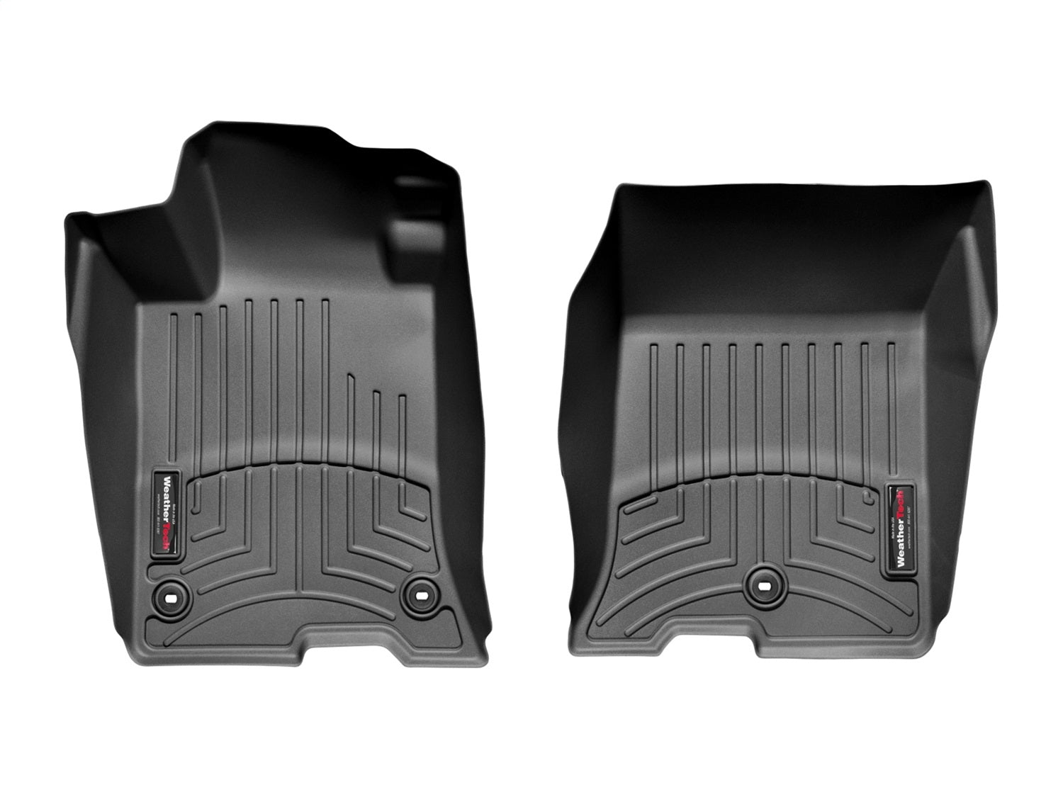 Weathertech 447341 FloorLiner™ DigitalFit®; Black; Front; Weathertech 447341