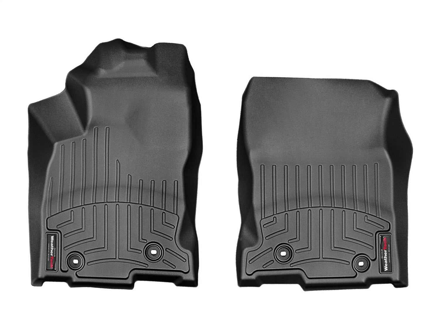 Weathertech 447491 FloorLiner™ DigitalFit®; Black; Front; Weathertech 447491